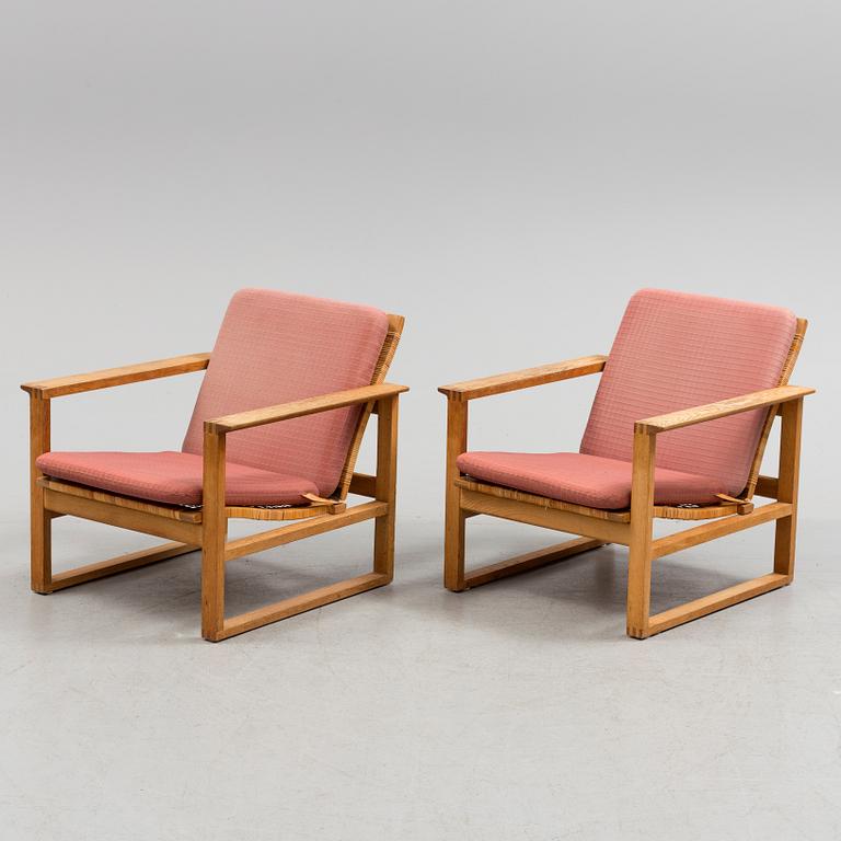 A pair of BØRGE MOGENSEN chairs, Modell 2256", Denmark.