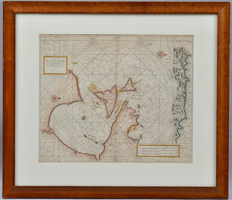 A NAUTICAL CHART.