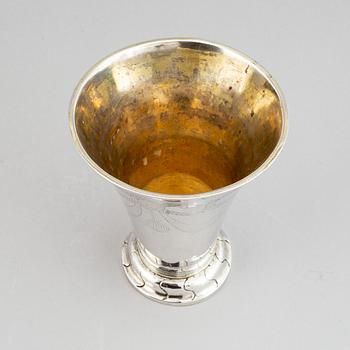 Nils Nordlöf,  bägare, silver, Härnösand 1793.