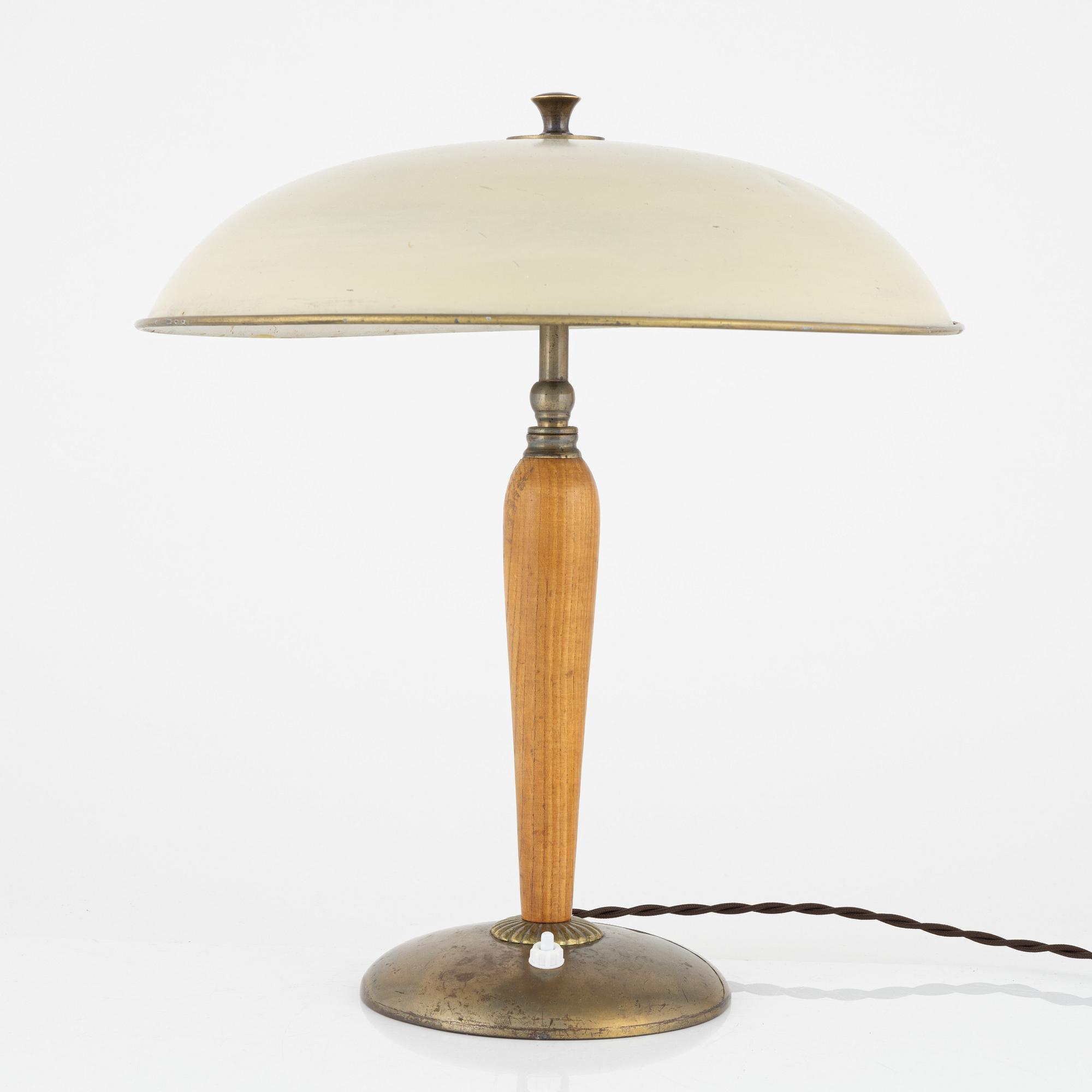 Einar Bäckström, bordslampa, modell "4126", 1940-tal.