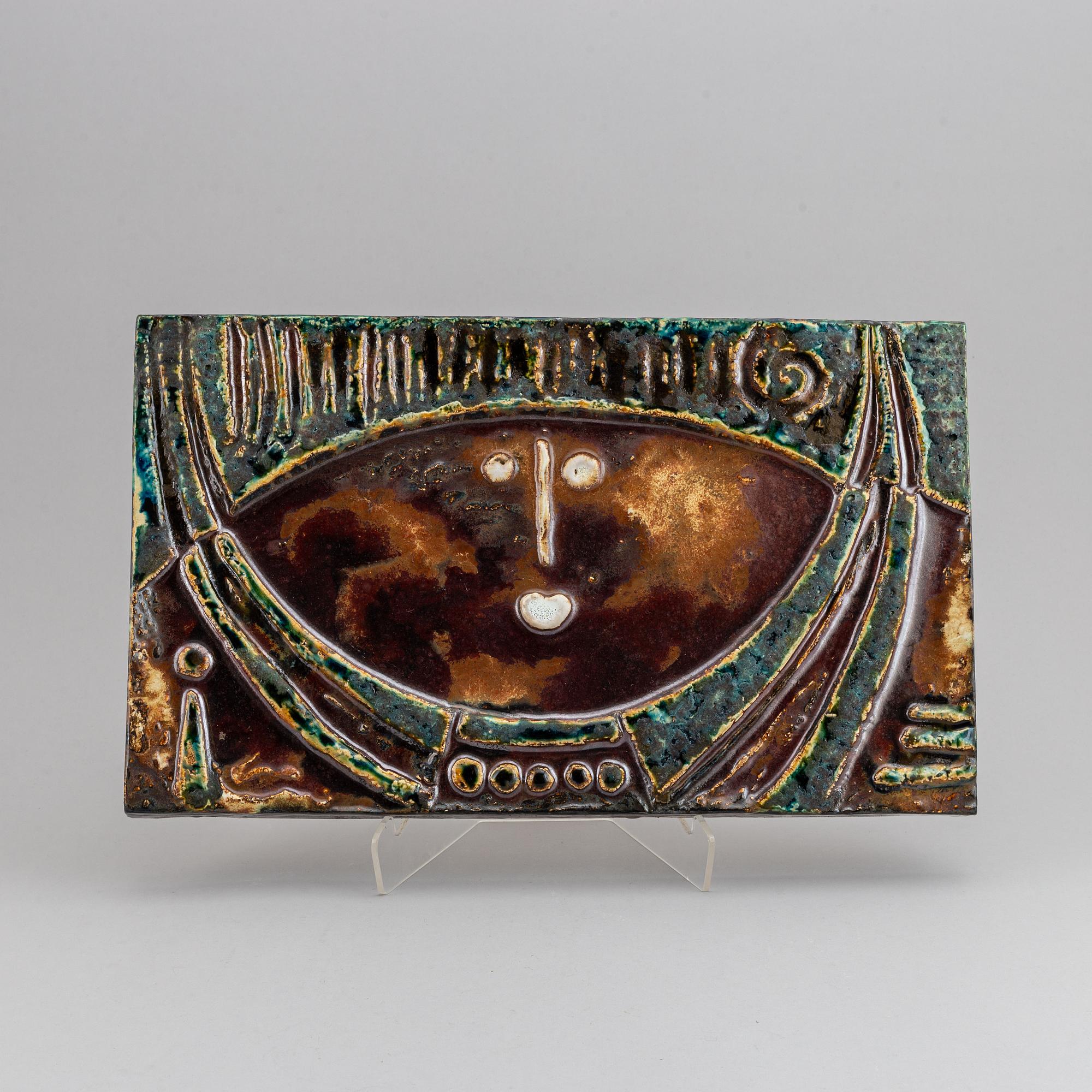 Helmut Schäffenacker, a stoneware wall relief, Ulm, Germany.