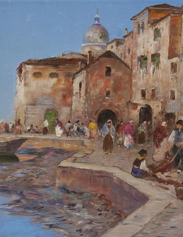 Wilhelm von Gegerfelt, Canal, Venice.