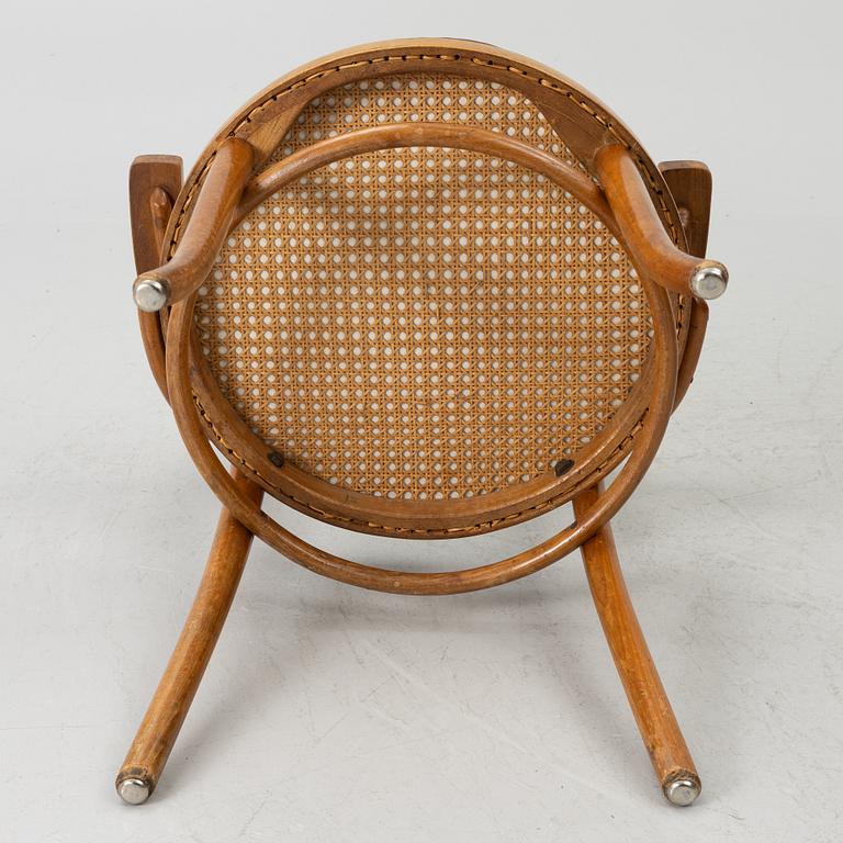 Armchairs, 6, model No. 3, Thonet, first half of the 20th century.