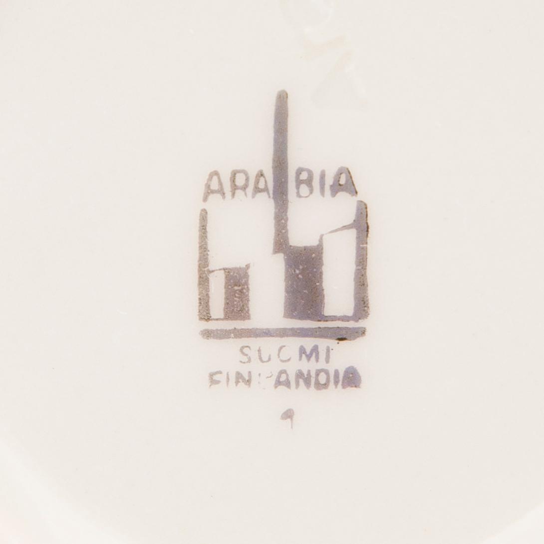 TEEASTIASTO, 23 osaa, posliinia, Arabia 1932-49.
