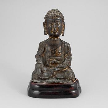 BUDDHA, brons. Mingdynastin (1368-1644).