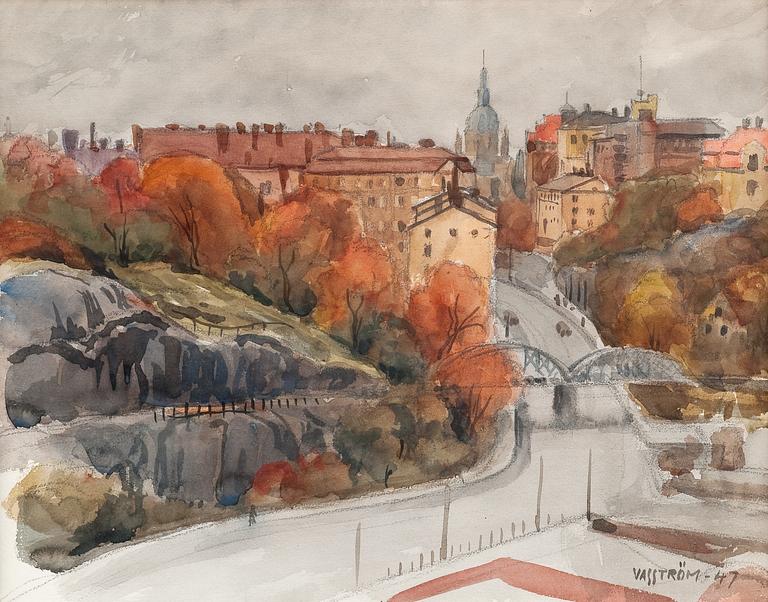 Eric Vasström, VIEW OVER TOWN.