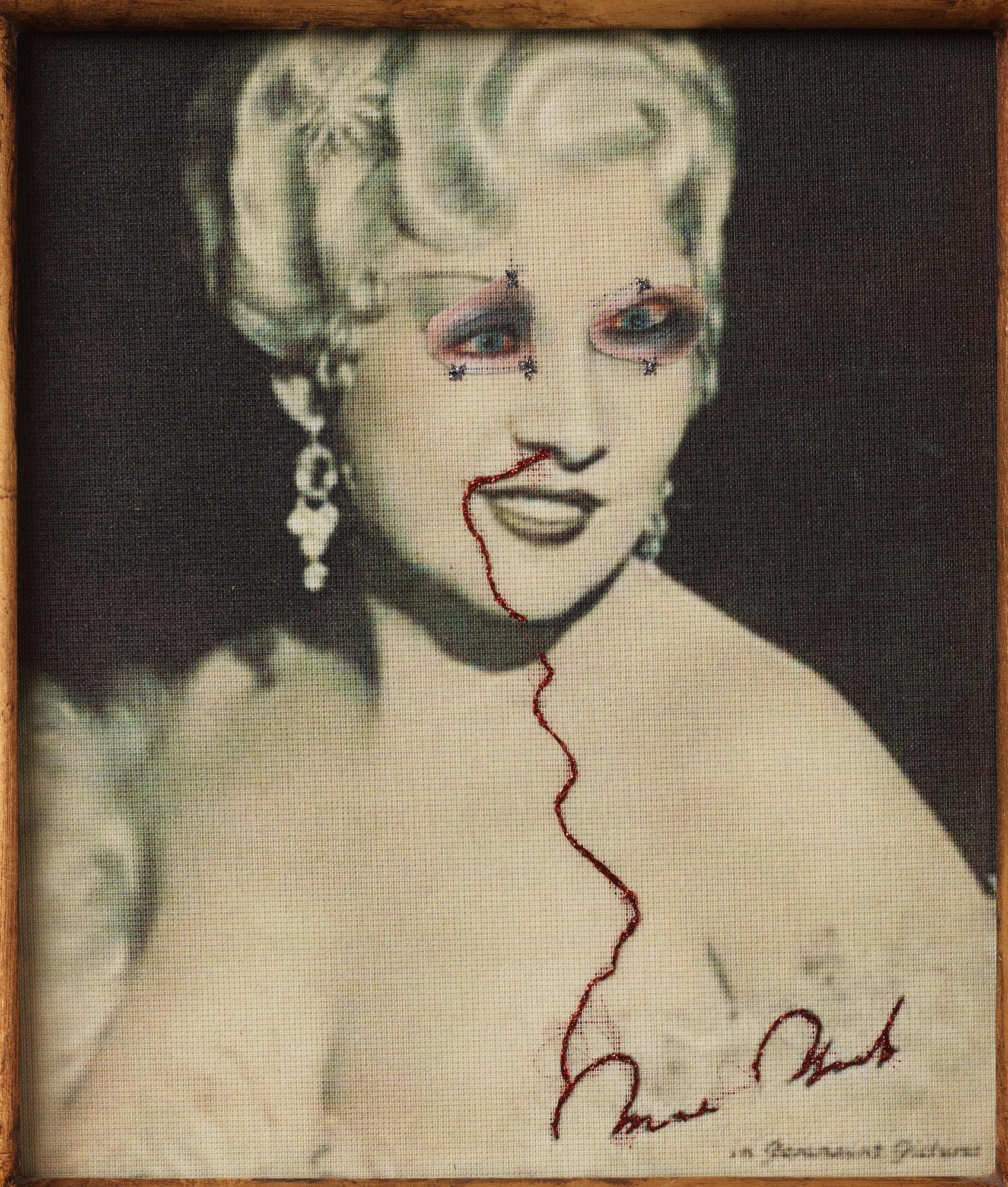 Francesco Vezzoli, "Ritratto Surrealista di Mae West (l'age d'or)".