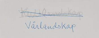 Ingvar Olson, mixed media/collage on panel, signed and dated 1997.