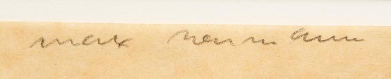 Max Neumann, mixed media signerad och daterad 82.