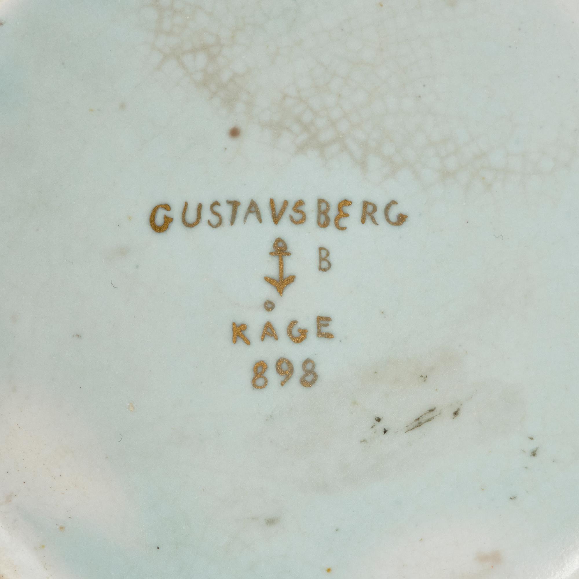 Wilhelm Kåge, Ask and bowls, 2 pcs, Gustavsberg 1927, 1929 and 1932.