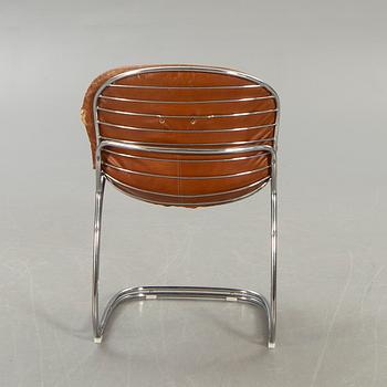 Gastone Rinaldi, Chairs, "Sabrina", 6 plus 1 chair, Italy, 1970s.