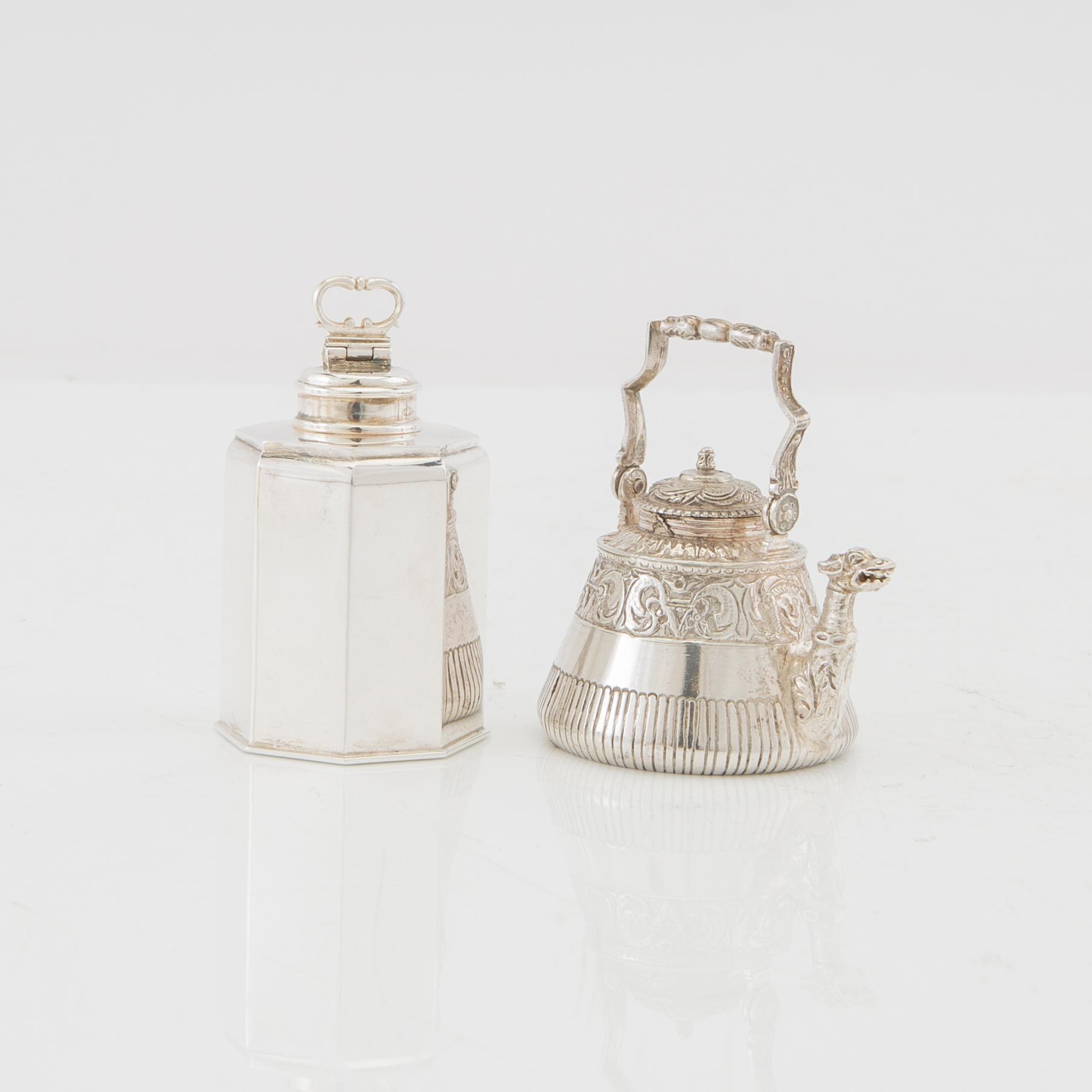 "The Swedish Silver Treasure," 10 miniatures, silver, GAB Uppsala 1981.