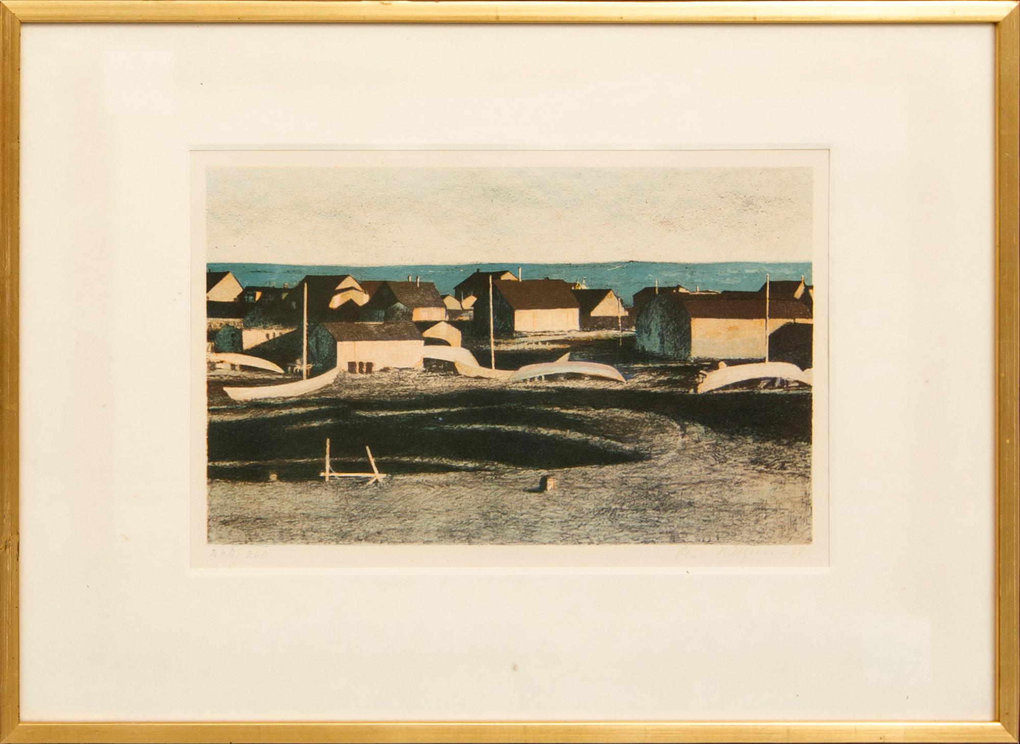 Ola Billgren, color lithograph, signed -68 260/260.