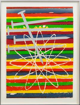James Rosenquist, lithograph in colors signed dated and numbered 1975 84/100.