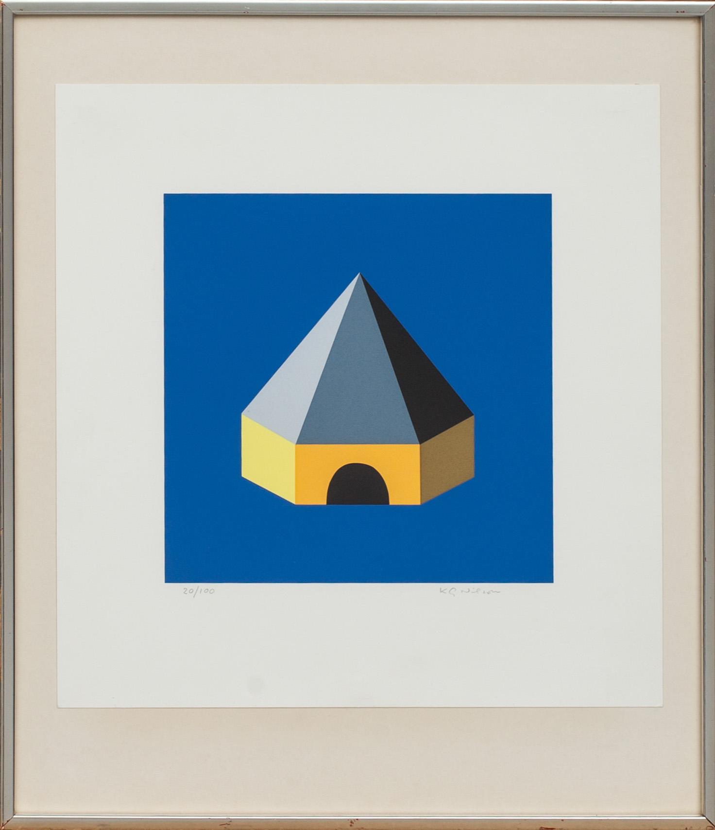 KG NILSON, färgserigrafi, signerad och numrerad 20/100.