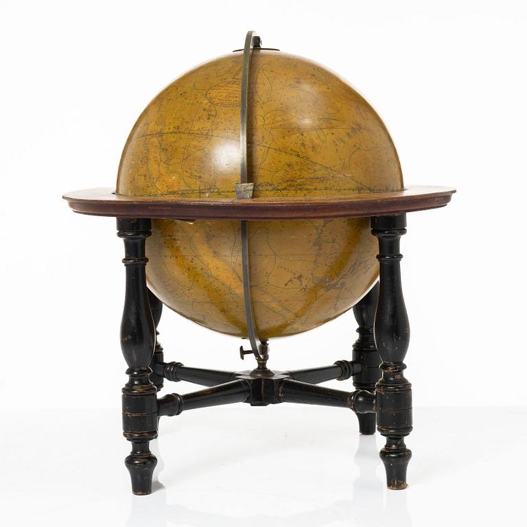 A celestial library globe by Charles Smith & Son (manufacturers of globes in London 1803-62).