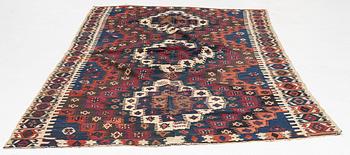 An Antique Anatolian kilim rug, c 273 x 172 cm.