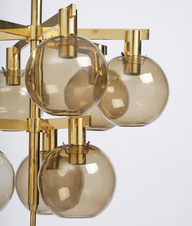 Hans-Agne Jakobsson, taklampa, modell "T348/9", Hans-Agne Jakobsson AB, Markaryd, 1960-tal.