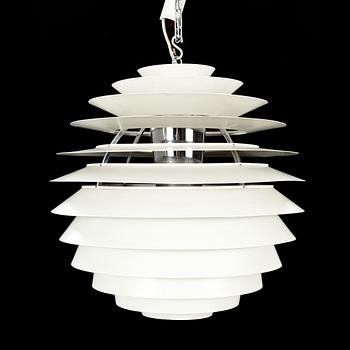 TAKLAMPA, "PH Globe", Poul Henningsen för Louis Poulsen. Höjd 60 cm.