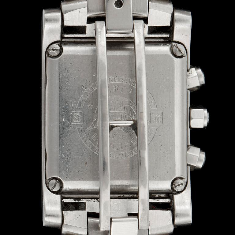ARMBANDSUR, herr, Longines, Dolce Vita, kronograf, stål.