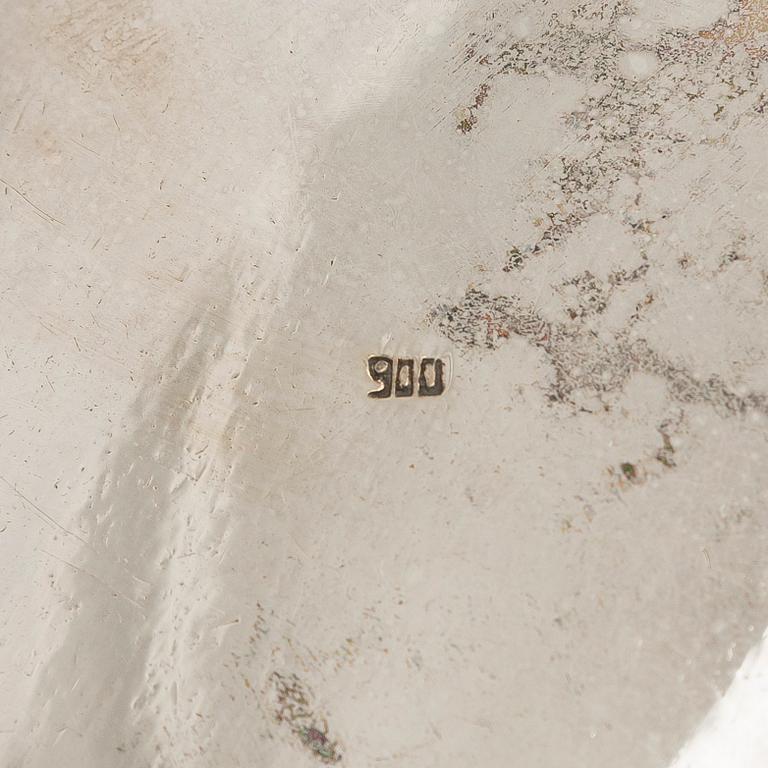 Skål, silver (900), möjligen Mellanöstern, 1900-tal.