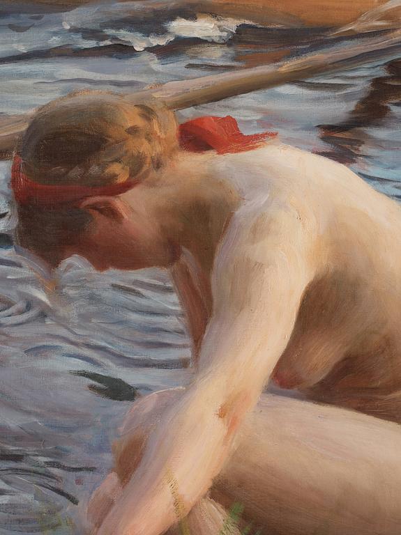 Anders Zorn, "Timret går" (Timber).