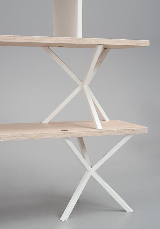 Per Söderberg, bokhylla, specialbeställd "NEB Shelving System", No Early Birds.