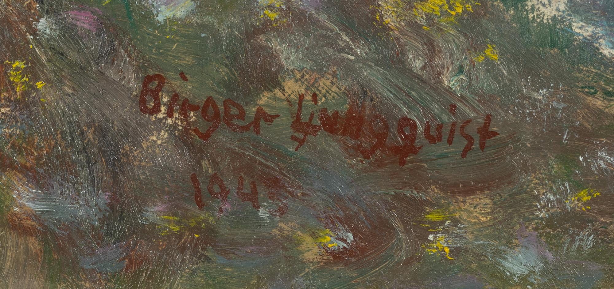 Birger Ljungquist,  "Modell på Ölandsäng".