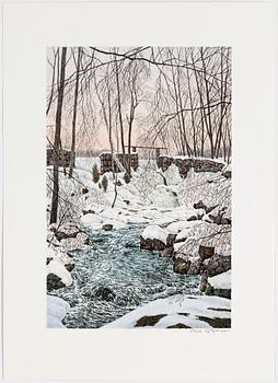 REINHOLD LJUNGGREN, a folder with 6 lithographs, signed and numbered 60/150.