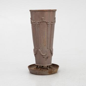 Edvin Ollers, paraplyställ, gjutjärn, Näfveqvarn, omkring 1900.