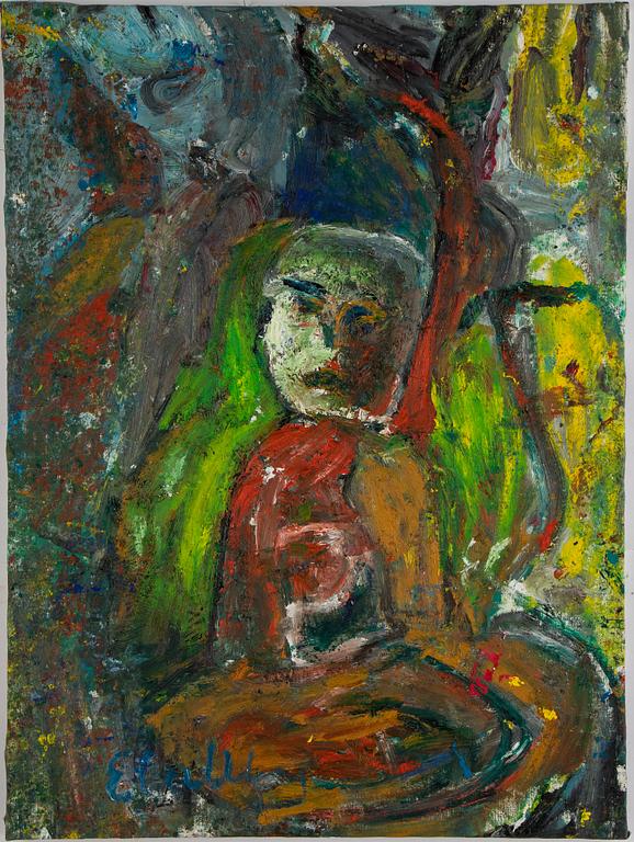 ERLAND CULLBERG, oil on canvas, signed.