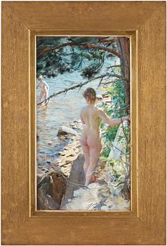 32. Anders Zorn, "Dalaröklippor II" ("I skärgården") [Cliffs of Dalarö II / In the Archipelago].