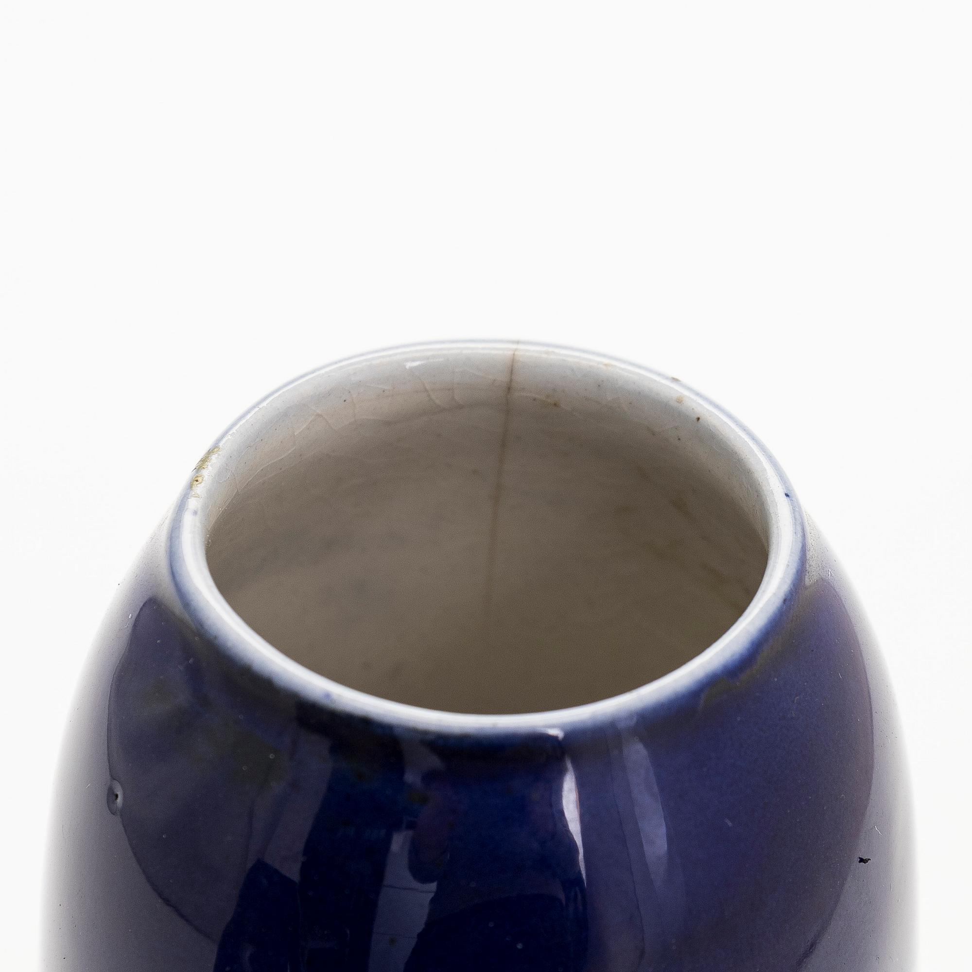 Thure Öberg, vaser, 2 st, porslin, Arabia.