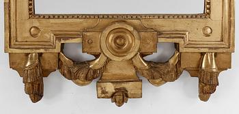 SPEGEL, Gustaviansk, med Stockholms hallstämpel 1780-tal.