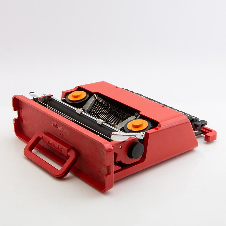 Ettore Sottsass, typewriter, "Valentine s", Olivetti, Italy.