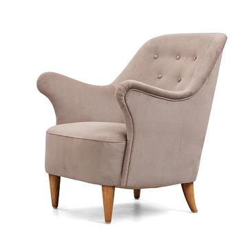 250. AB Elsa Gullberg, a Swedish Modern easy chair, 1930's-40's.