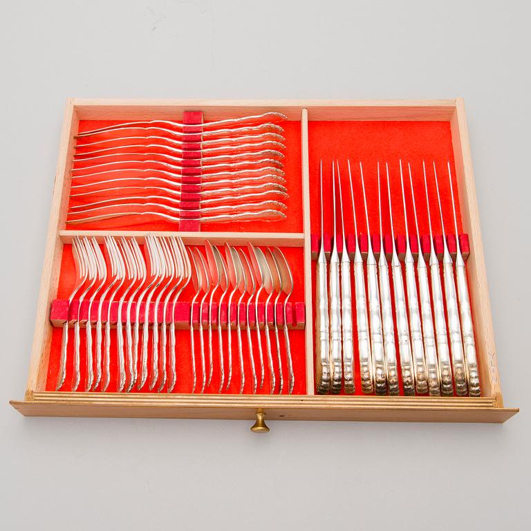 Silver Plated Cutlery Set for Twelve person, made in UK.