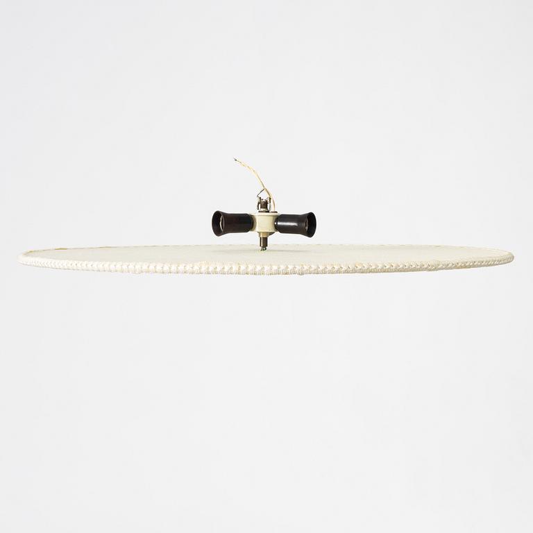 Hans Bergström, a ceiling lamp model 82, ateljé Lyktan, Åhus, Sweden 1940-50s.