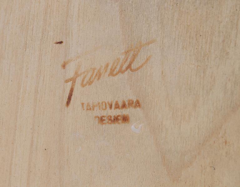 STOLAR, 4 st, "Fanett", Ilmari Tapiovaara, Edsbyverken, 1960-tal.