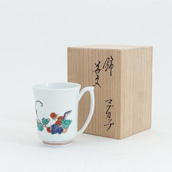 Sakaida Kakiemon XV, a Japanese porcelain cup.