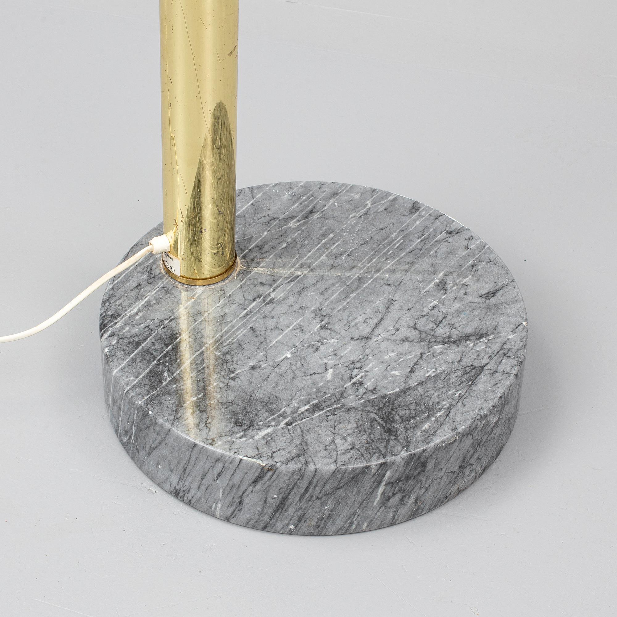 A 20th century floor lamp.