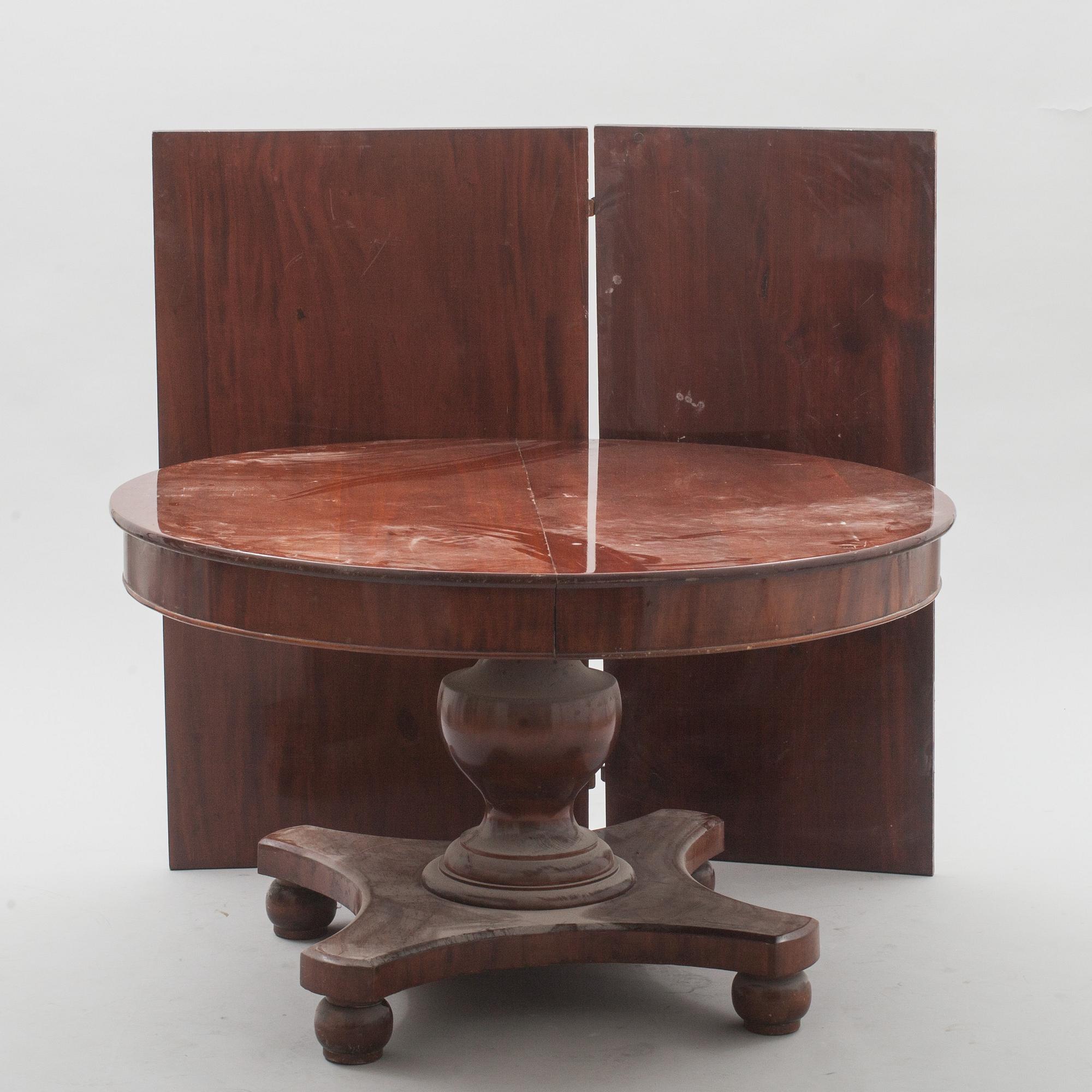 MATSALSBORD, 1800-talets mitt.