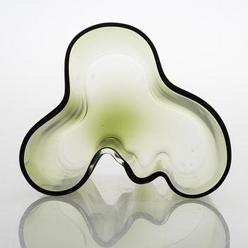 Alvar Aalto, 'Savoy' 50-year jubilee glass vase, signed A. Aalto 1936-1986 Iittala 470/8000.