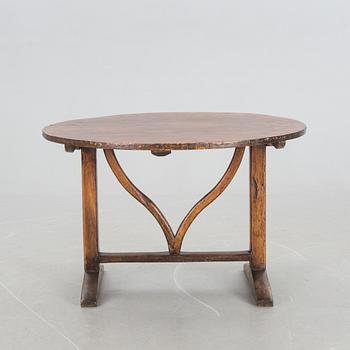 FÄLLBORD, sk "vinprovarbord", Frankrike 1800-tal.