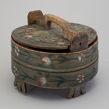 A folk art bowl, Sweden marked  PJES JPD 1800.