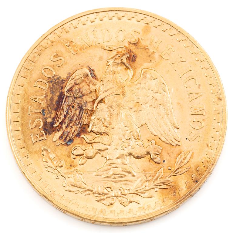 Gold coin, Mexico, 50 Pesos, 1947.