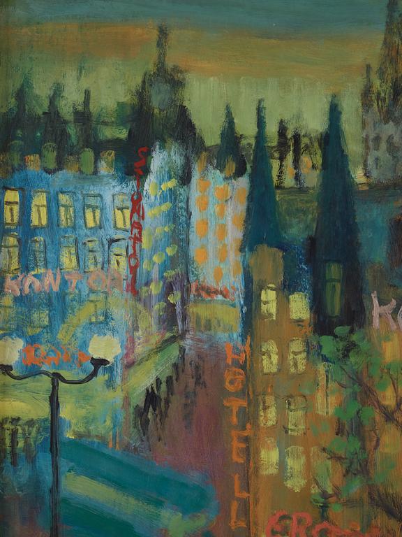 Eskil Nordell, City view, Stockholm.