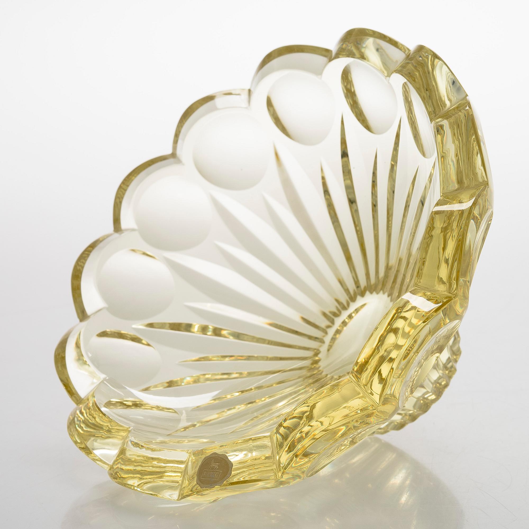 Aimo Okkolin, malja, "Kullero", signeerattu Aimo Okkolin Riihimäen Lasi Oy.