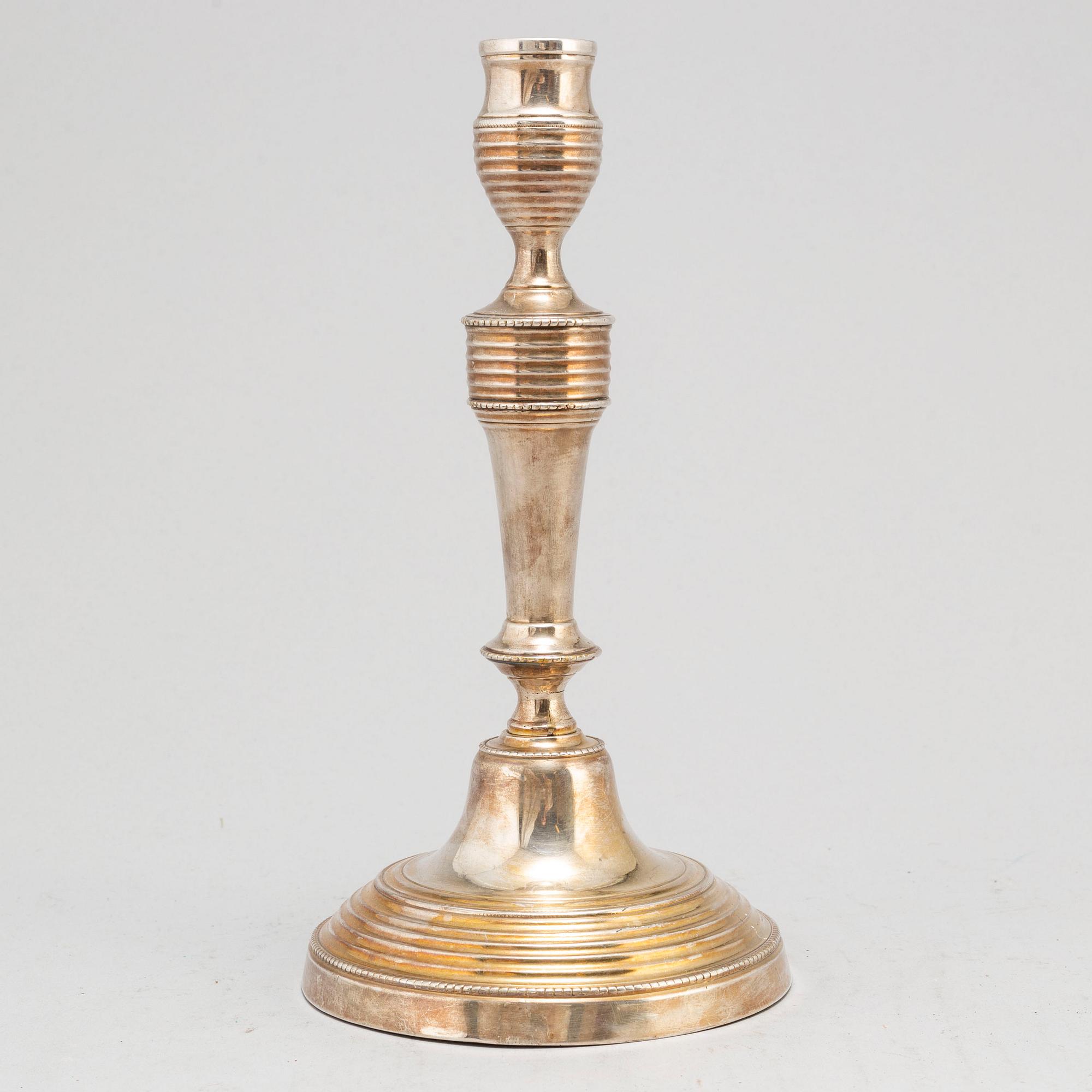 A late 18th century Louis XVI candlestick.