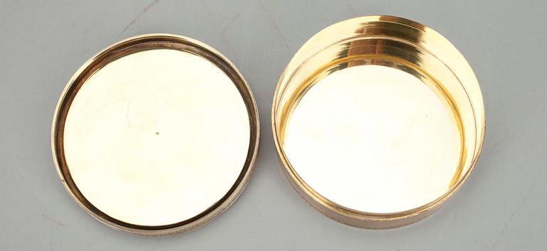 DOSA, silver, Belgien, sekelskiftet 1800/1900-tal. Vikt 204 g.